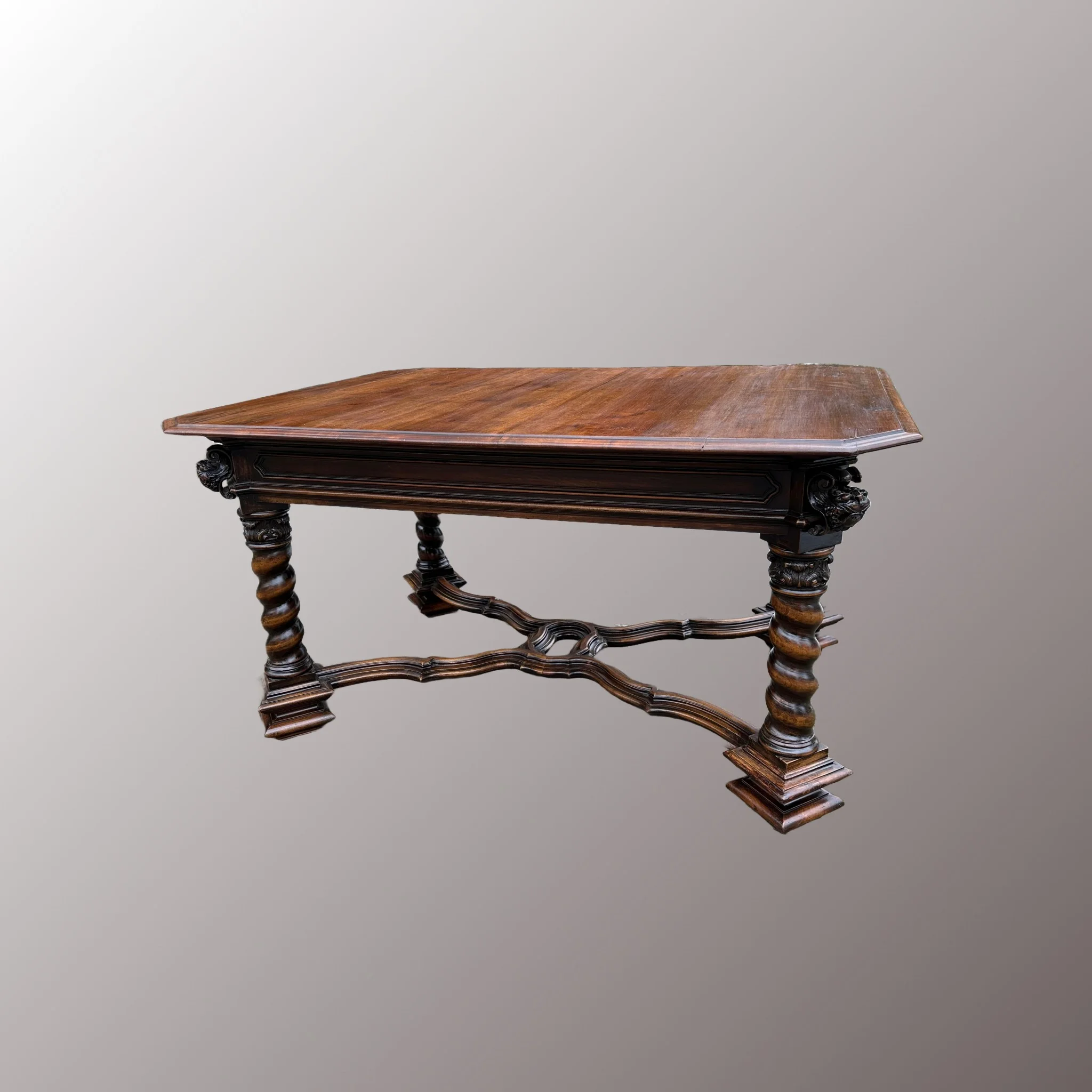 Neoreneszánsz étkezőasztal - 4. nézet