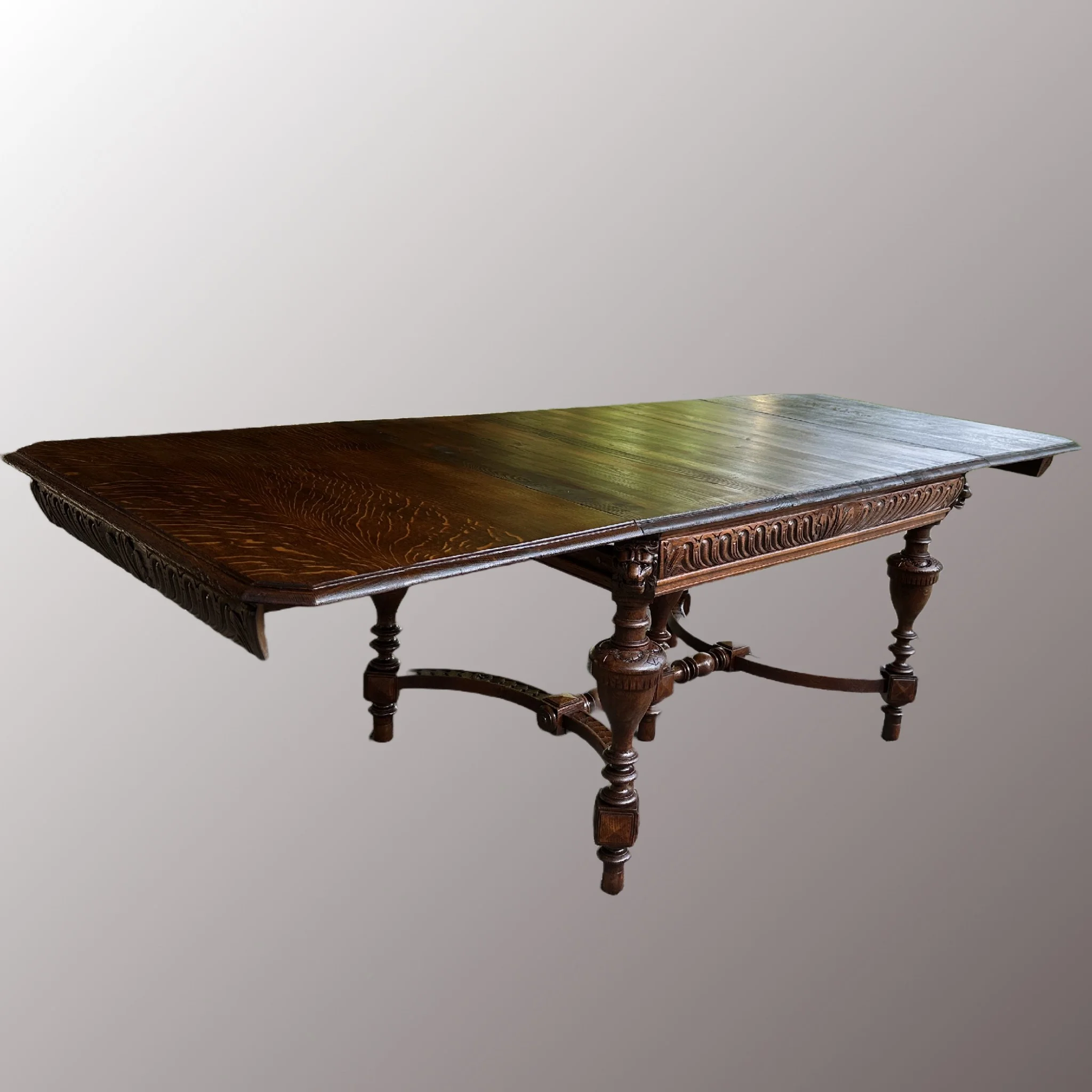 Bővíthető neoreneszánsz étkezőasztal - 5. nézet