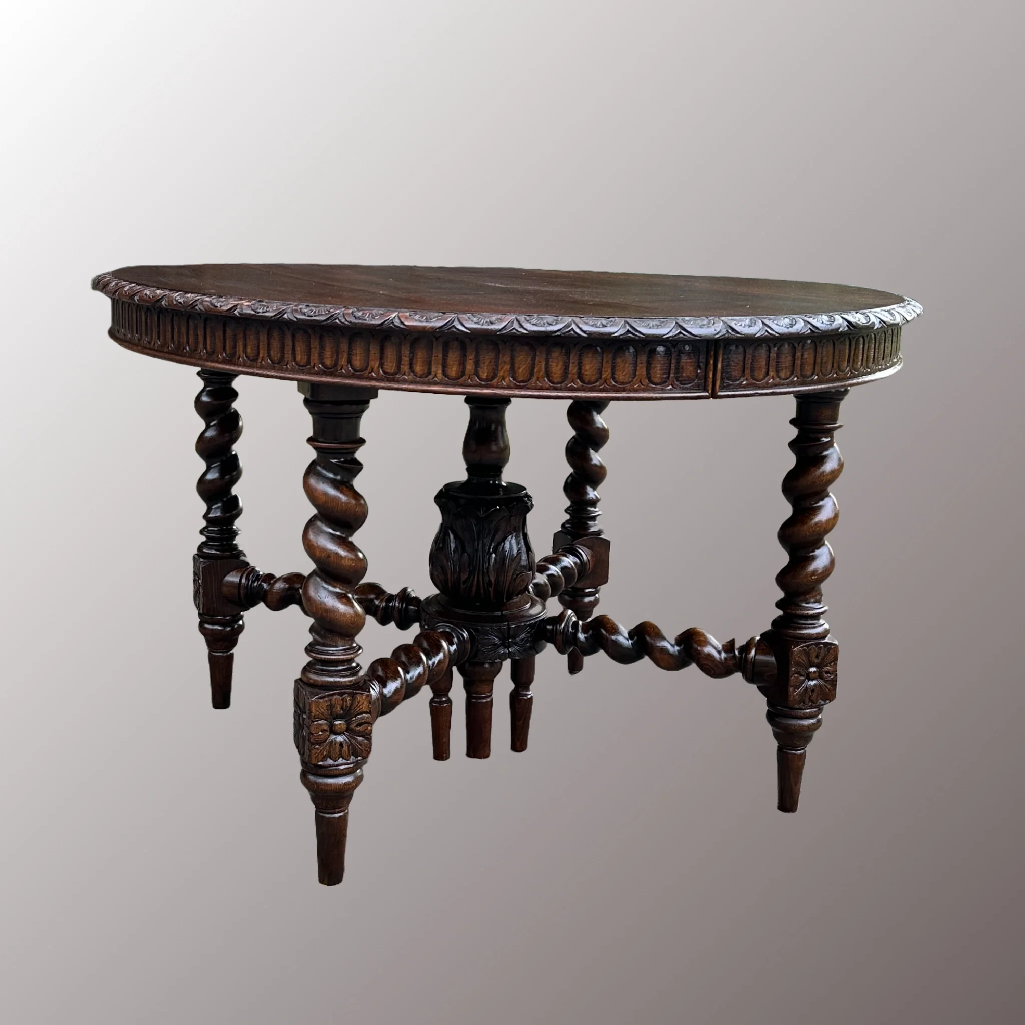 Neoreneszánsz étkezőasztal - 2. nézet