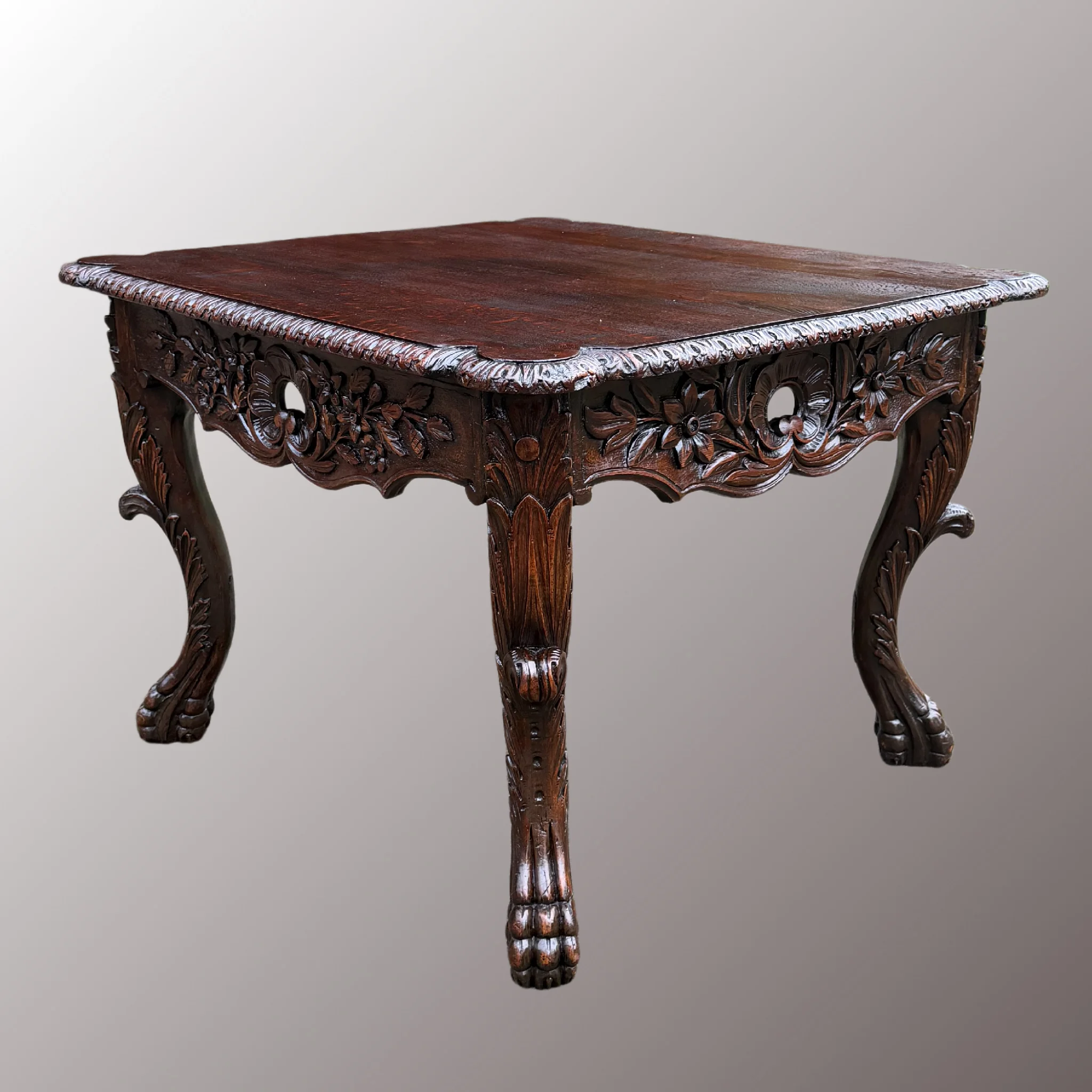 Neorokokó étkezőasztal - 5. nézet