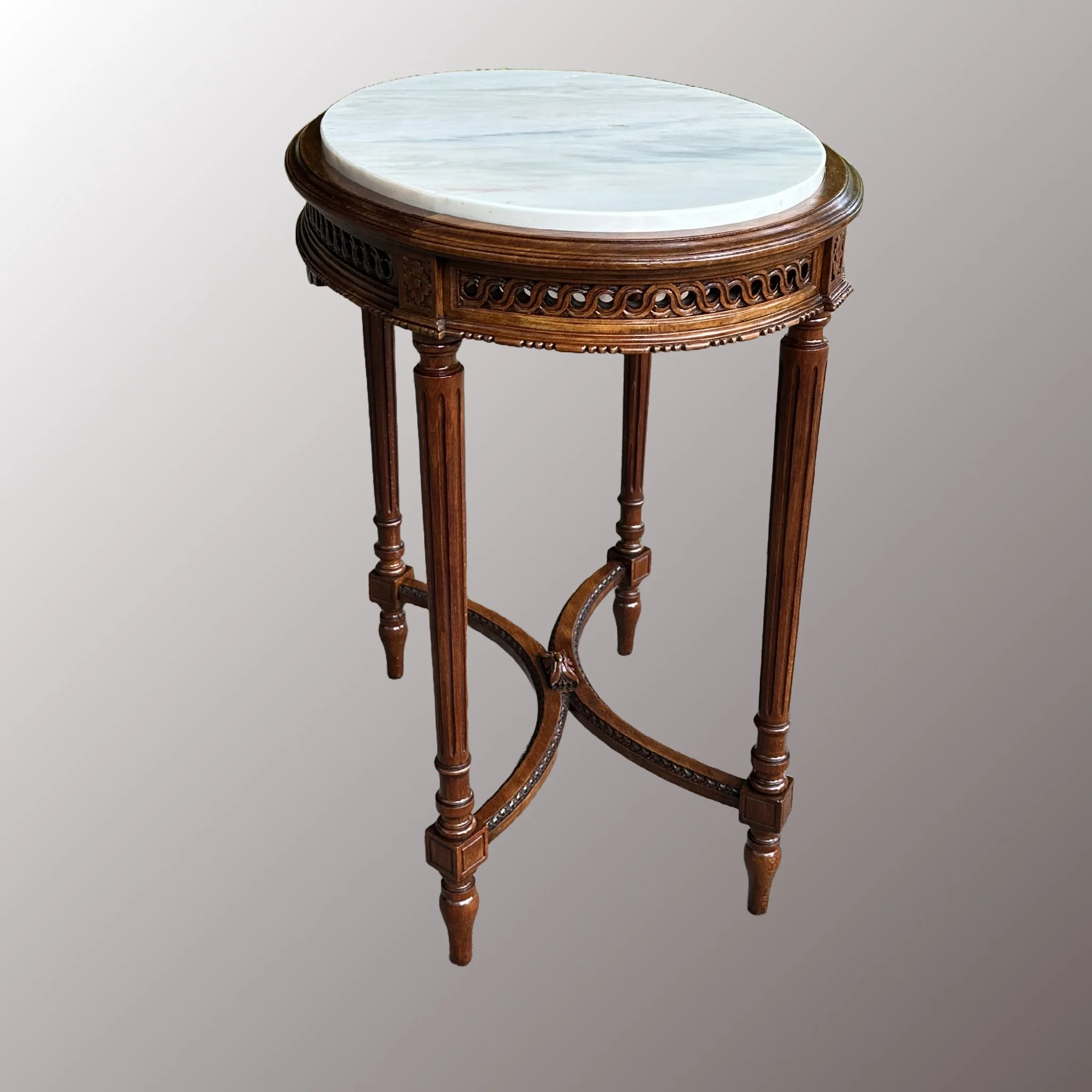 Lajos stílusú teázóasztal - 3. nézet