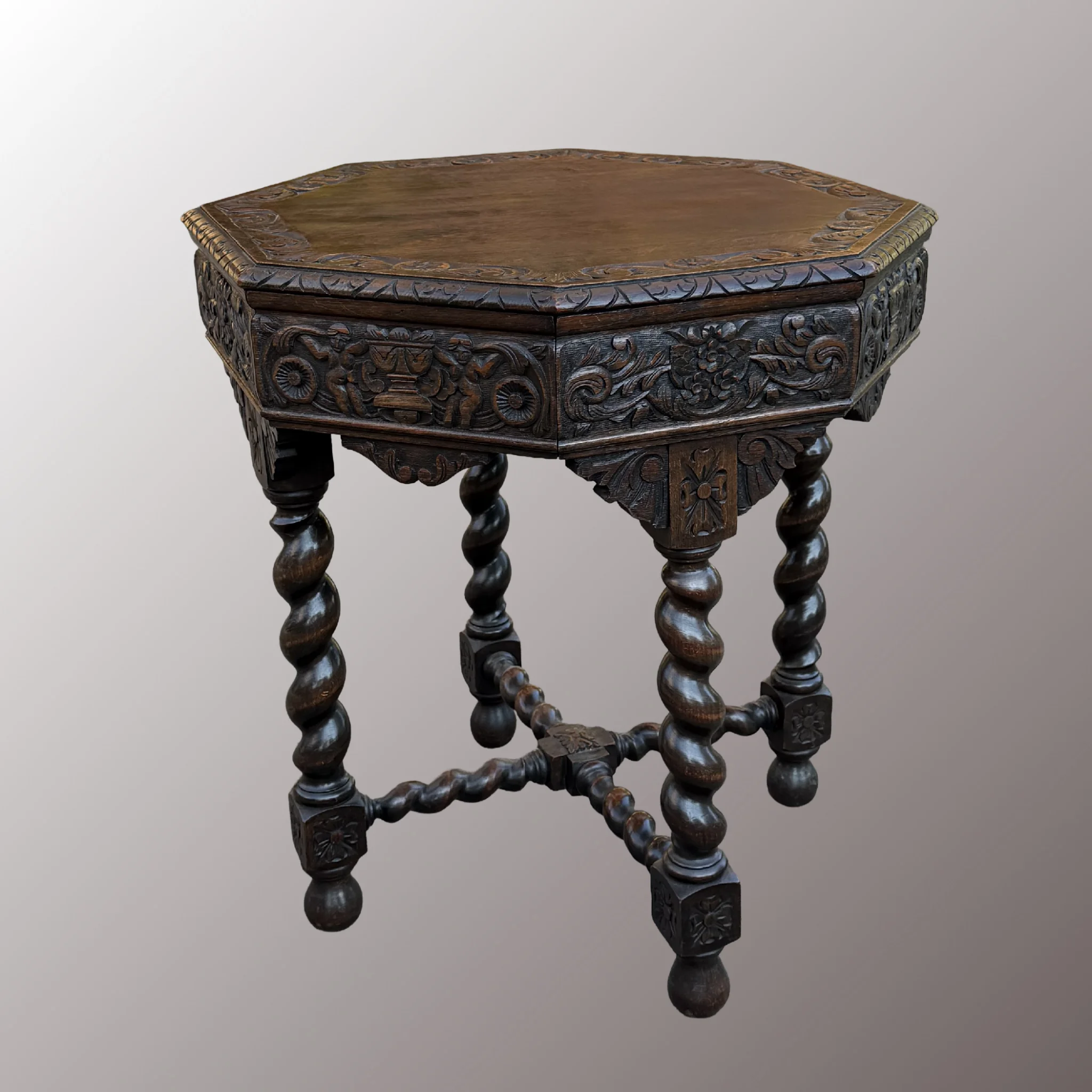 Neoreneszánsz kisasztal - 4. nézet