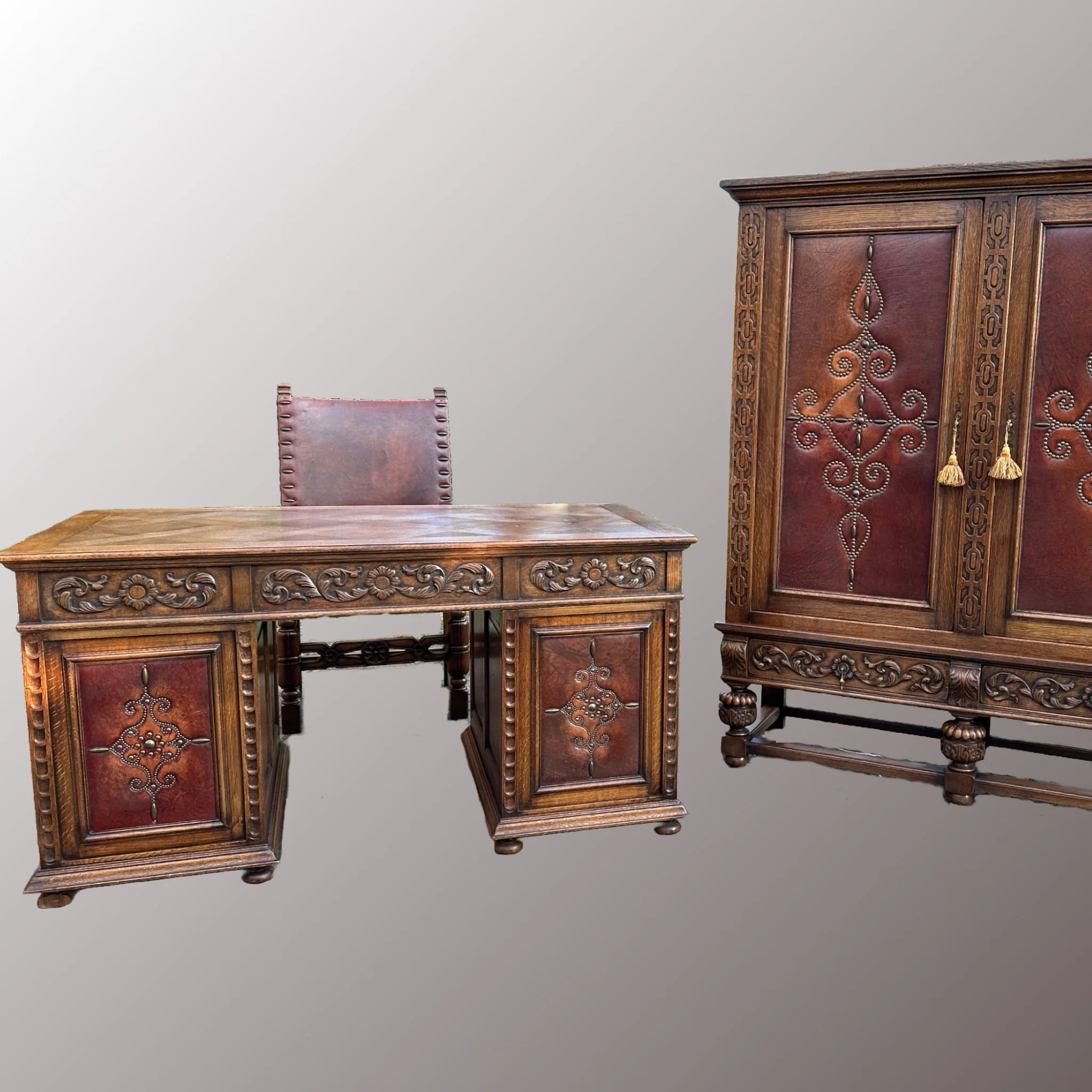 Restaurált Antik hatású dolgozószoba