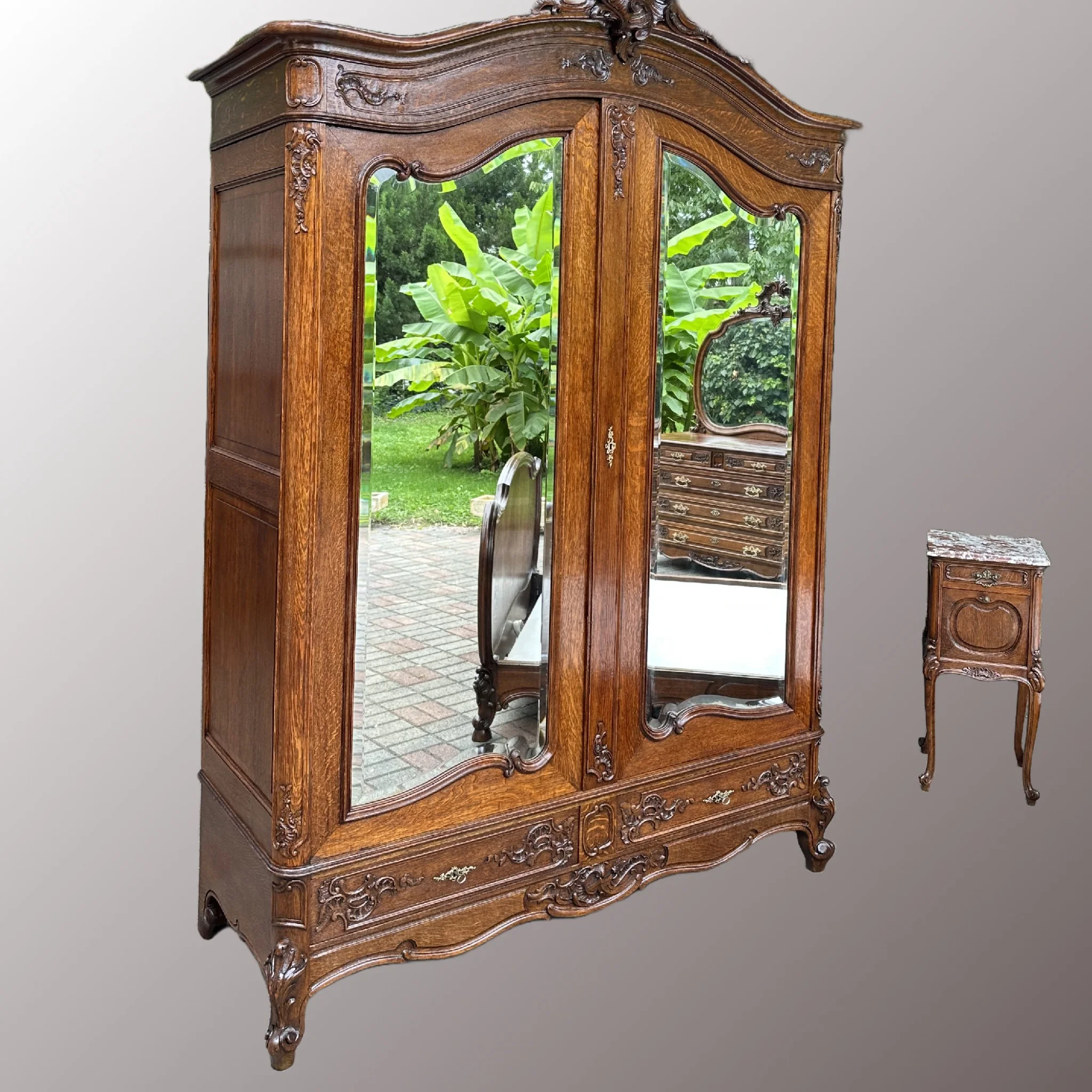 Restaurált Neorokokó hálószoba garnitúra