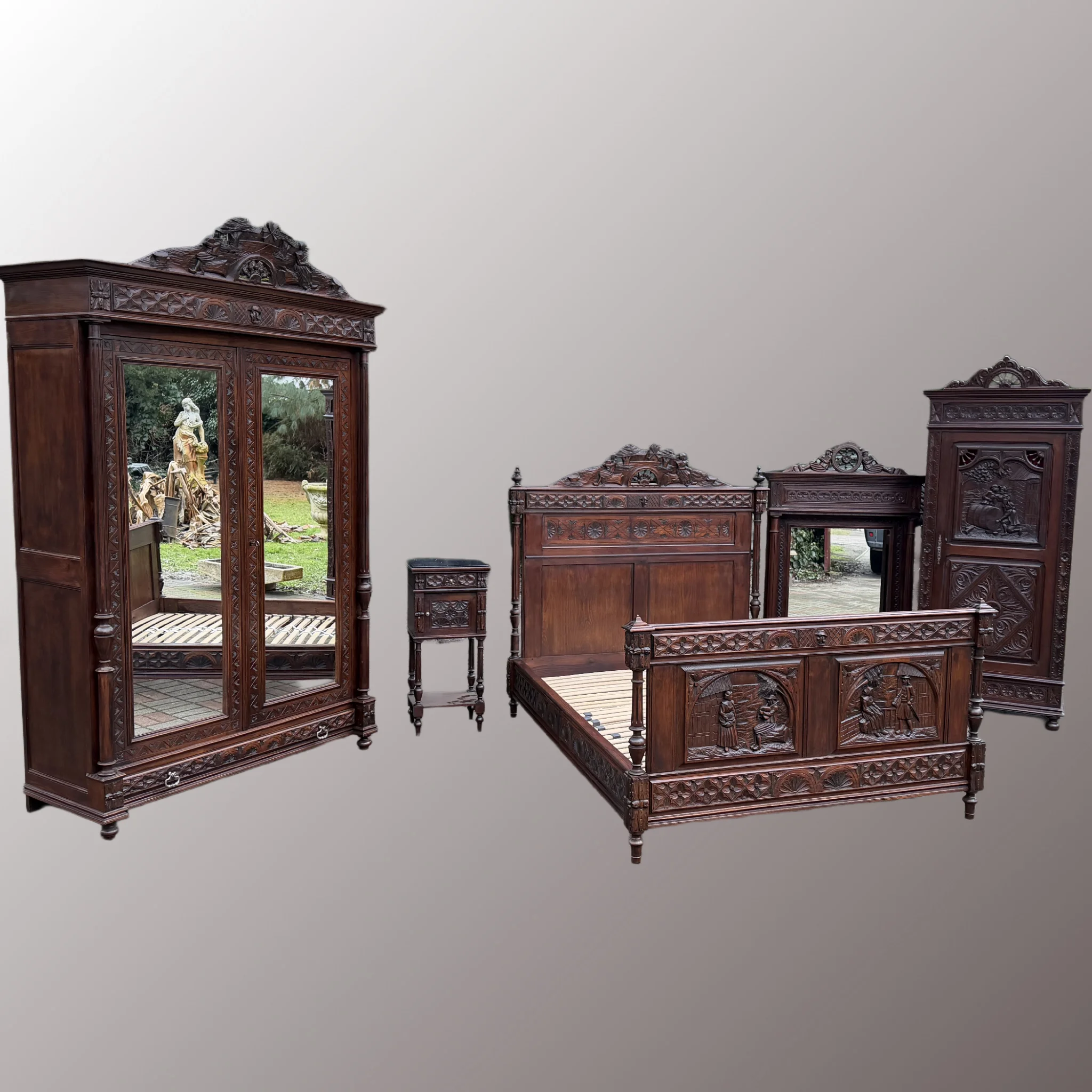 Breton stílusú hálószoba garnitúra - 2. nézet