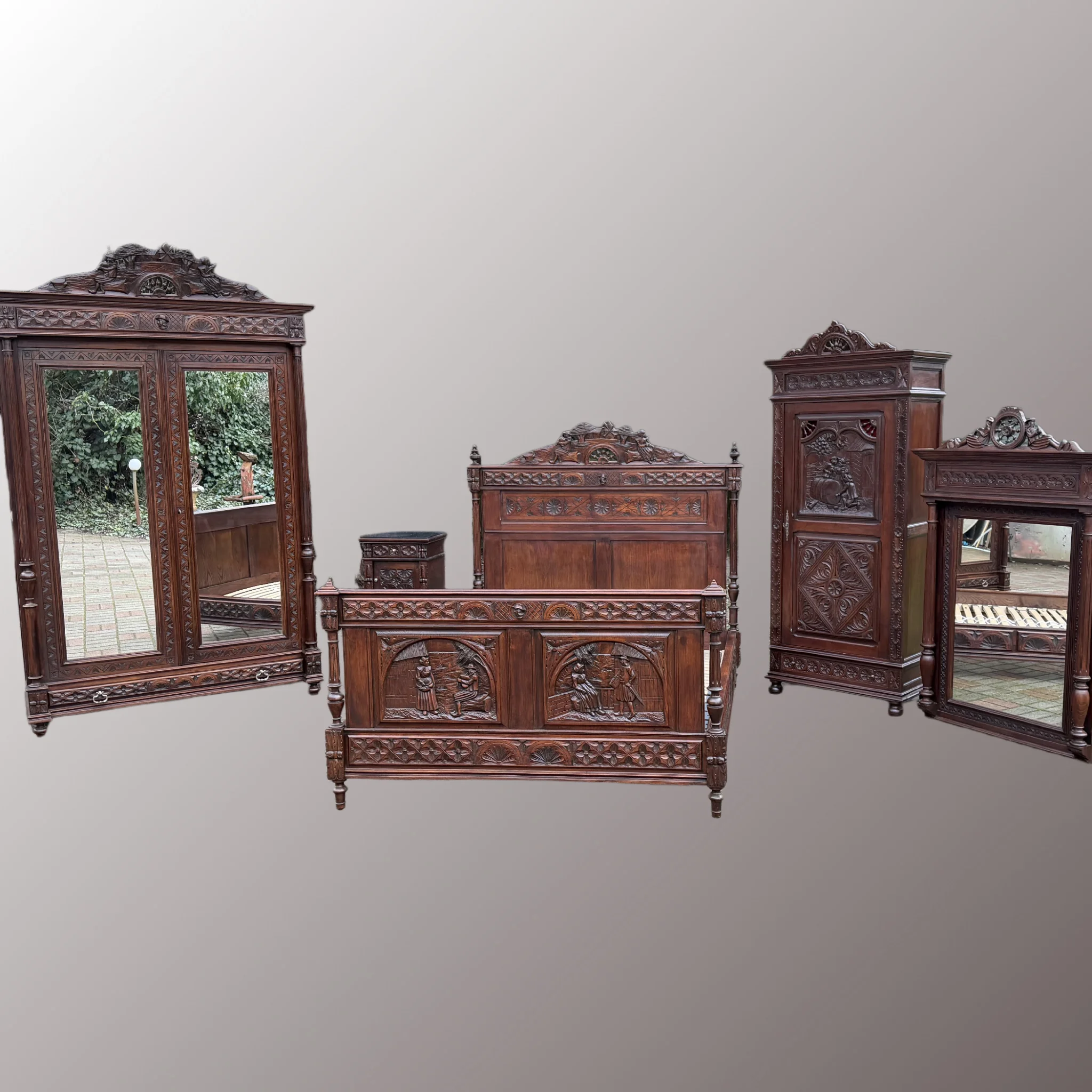 Breton stílusú hálószoba garnitúra - 6. nézet