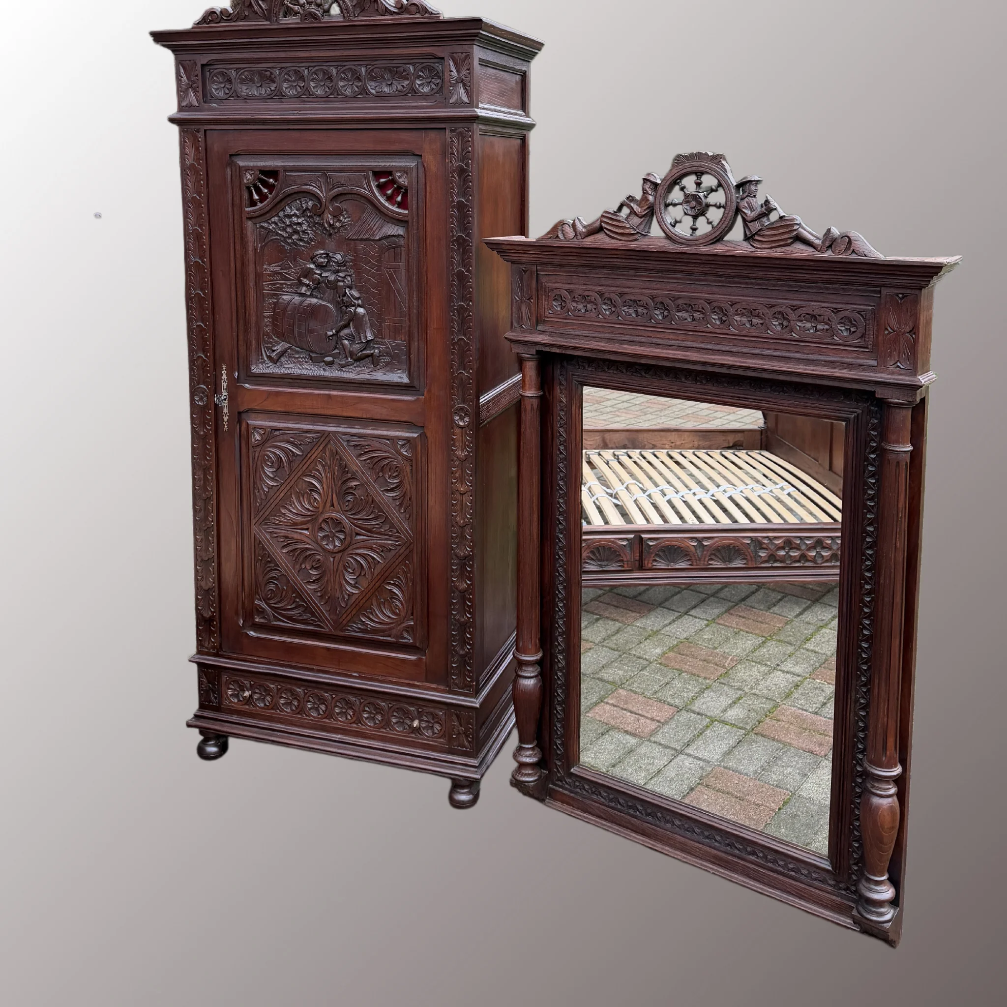 Breton stílusú hálószoba garnitúra - 7. nézet