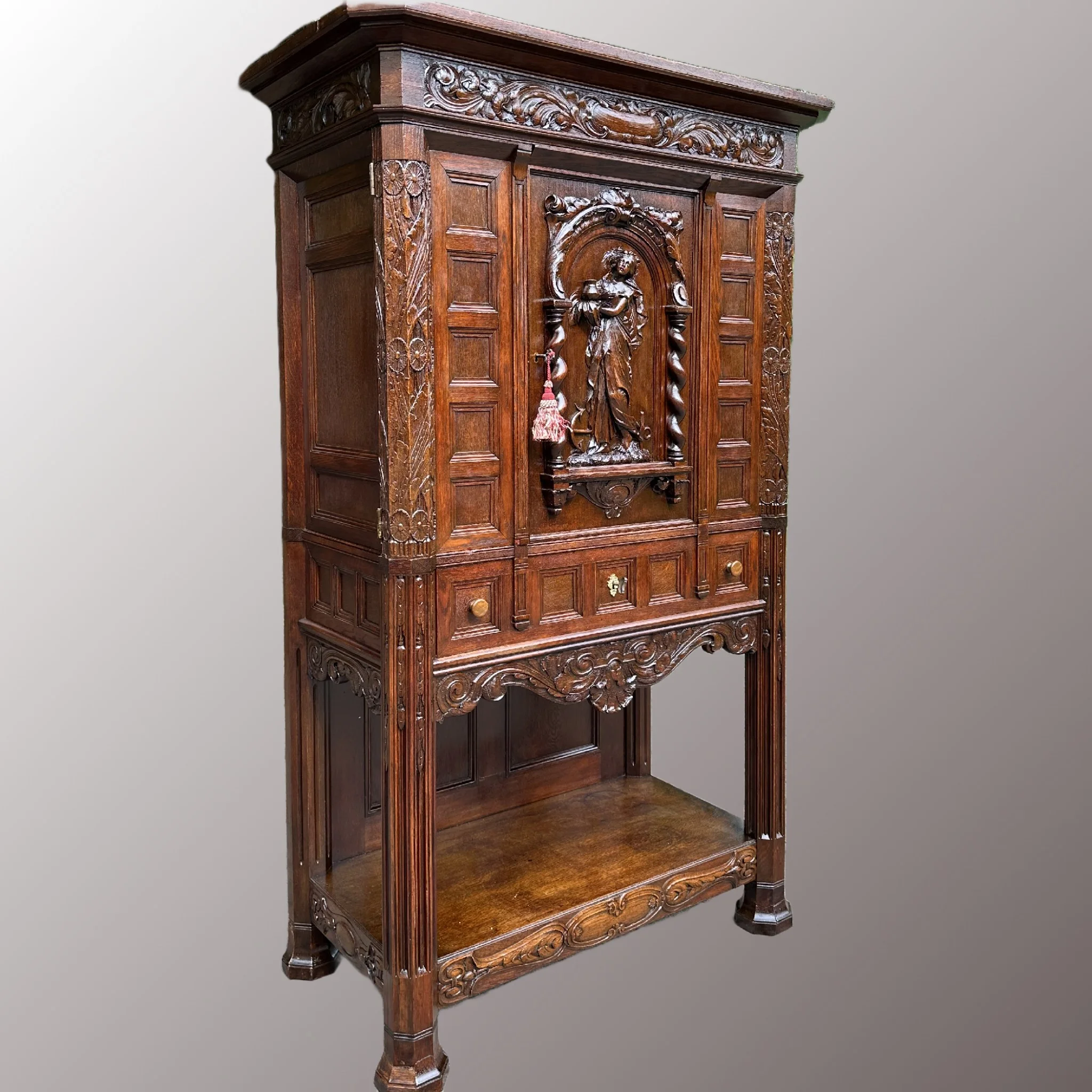 Neoreneszánsz kabinet szekrény - 2. nézet