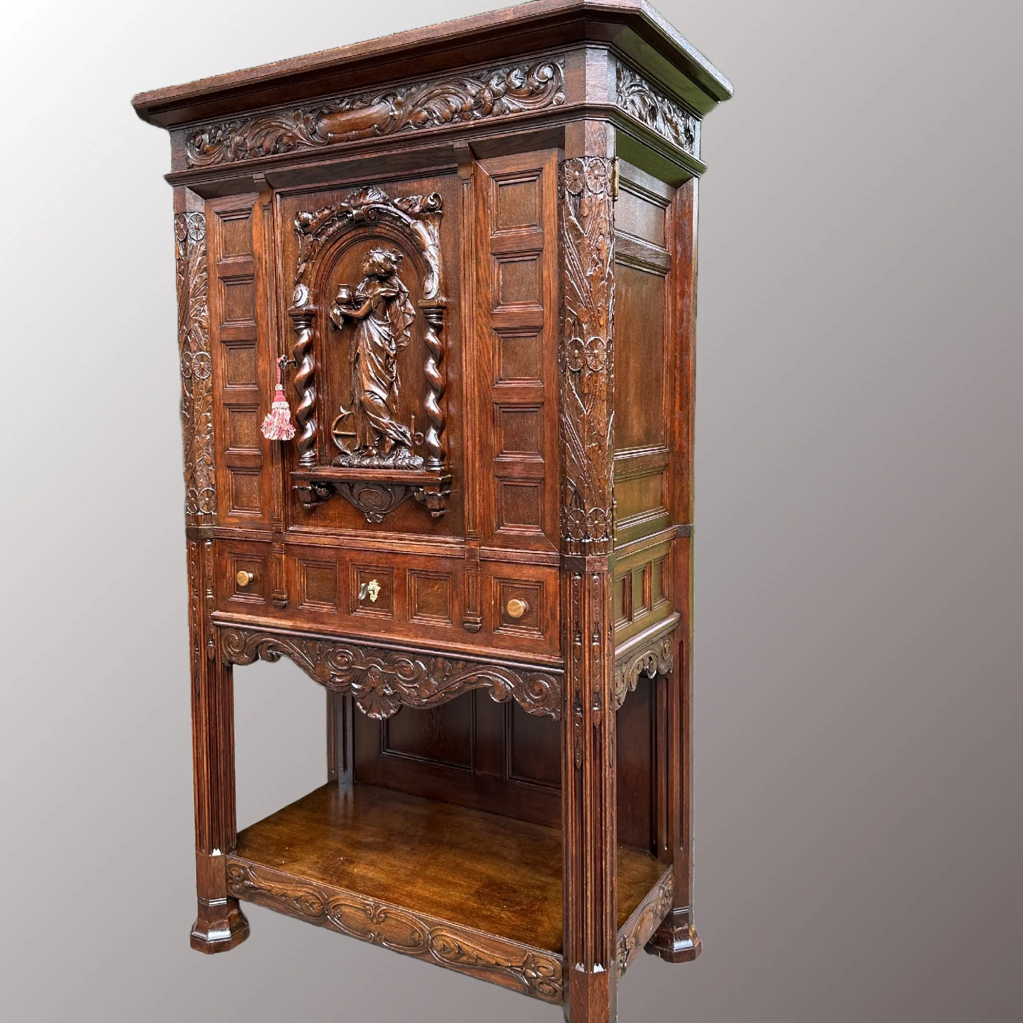 Neoreneszánsz kabinet szekrény - 3. nézet