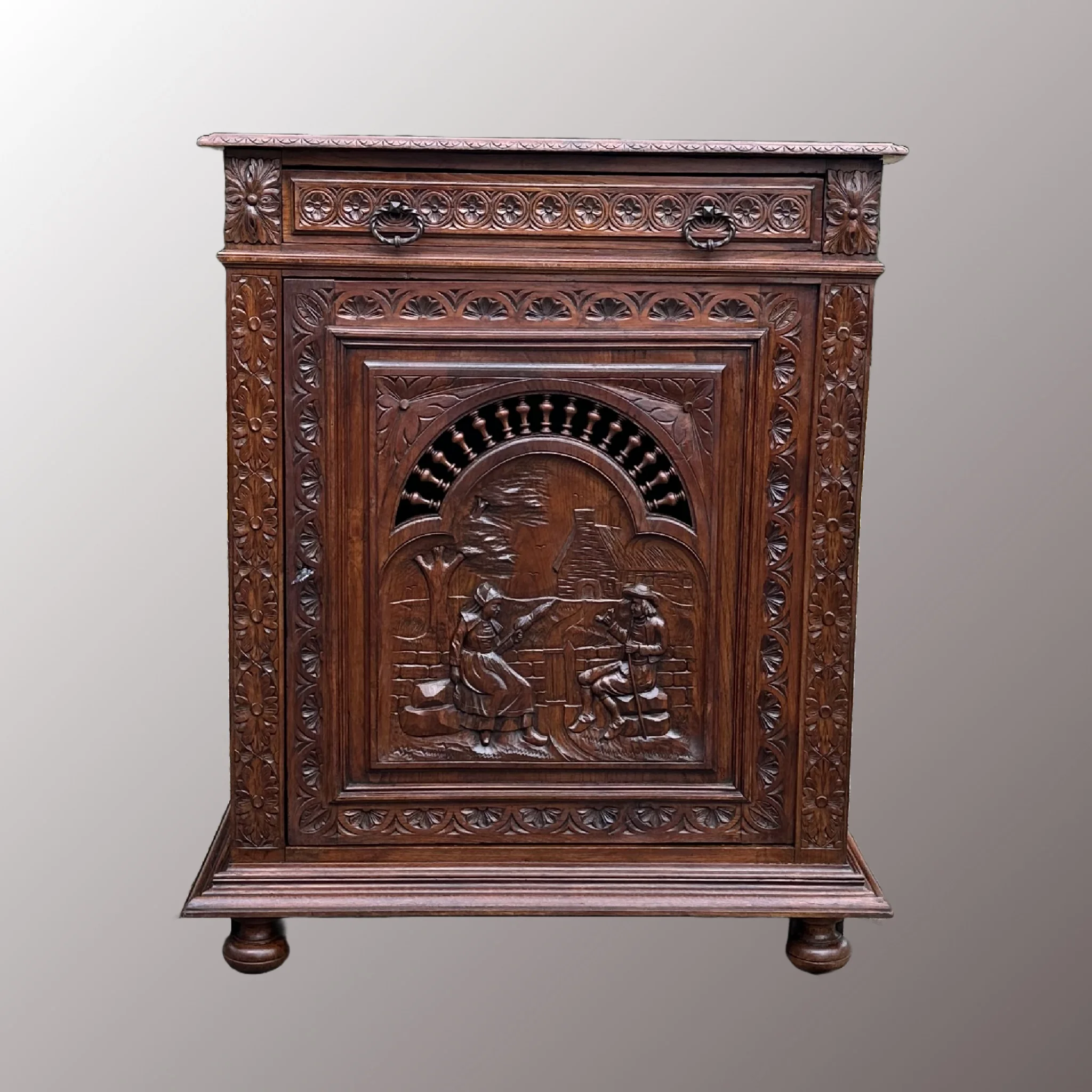 Restaurált Breton komód