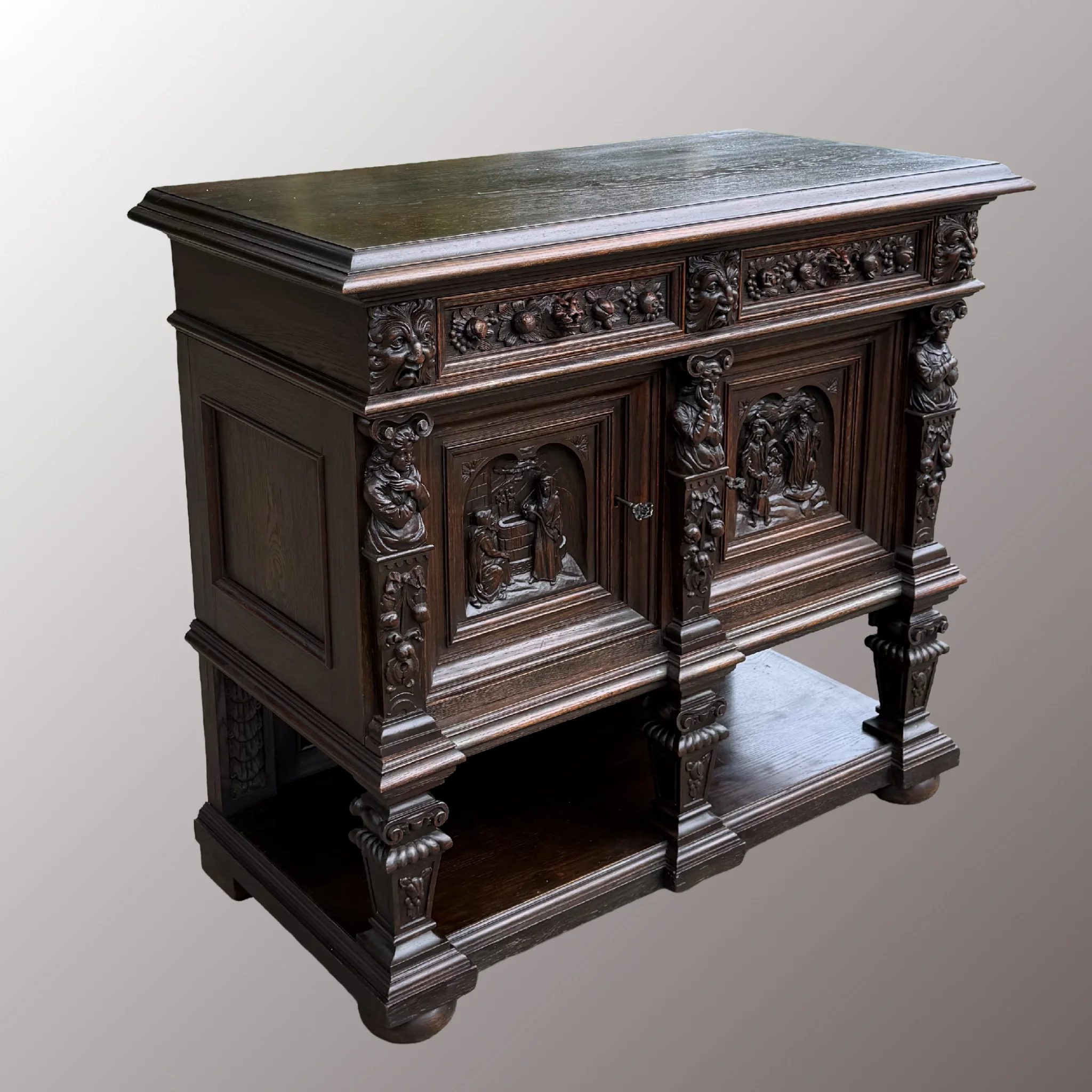 Neoreneszánsz komód - 3. nézet