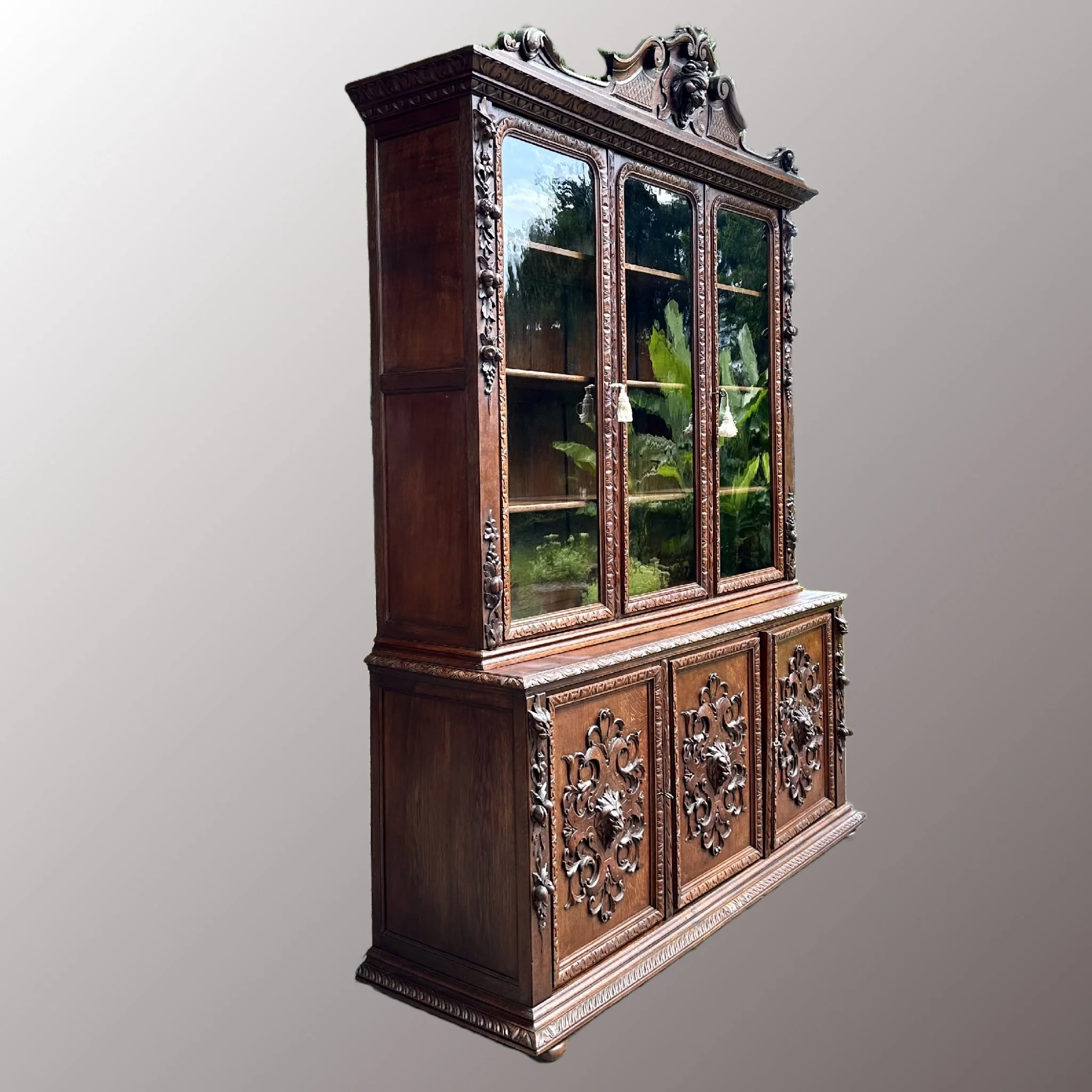 Neoreneszánsz könyvesszekrény - 6. nézet