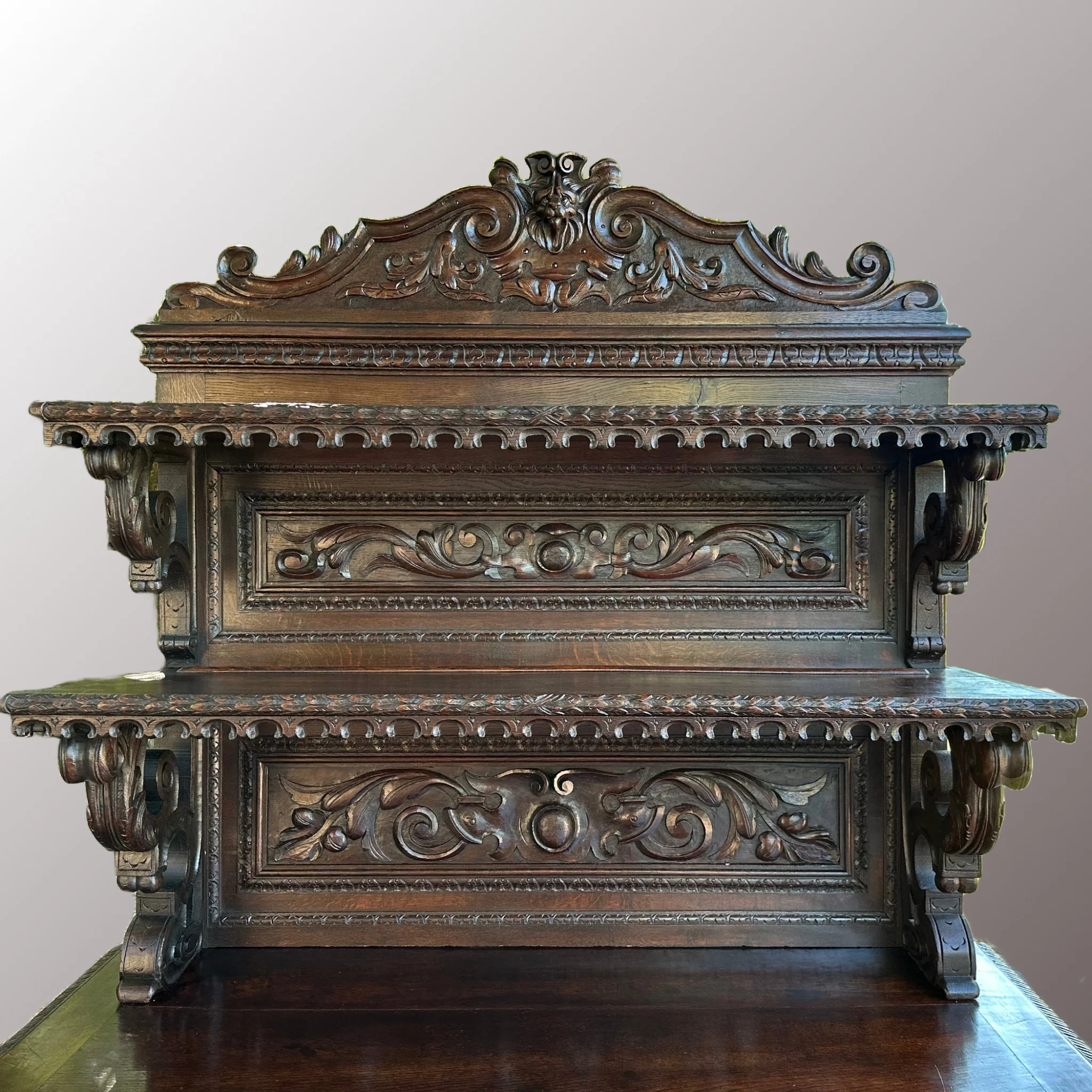 Neoreneszánsz pohárszék - 5. nézet