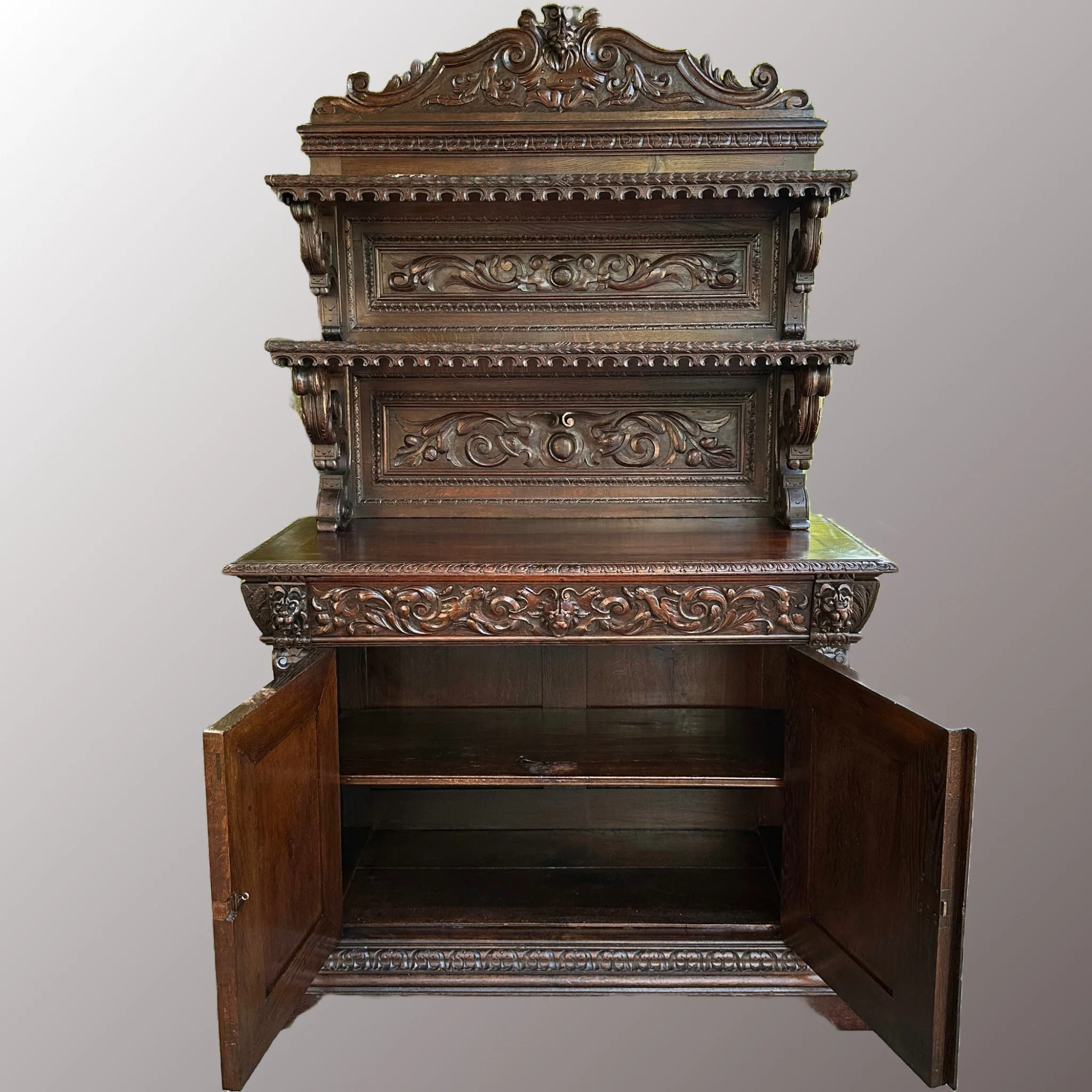 Neoreneszánsz pohárszék - 6. nézet