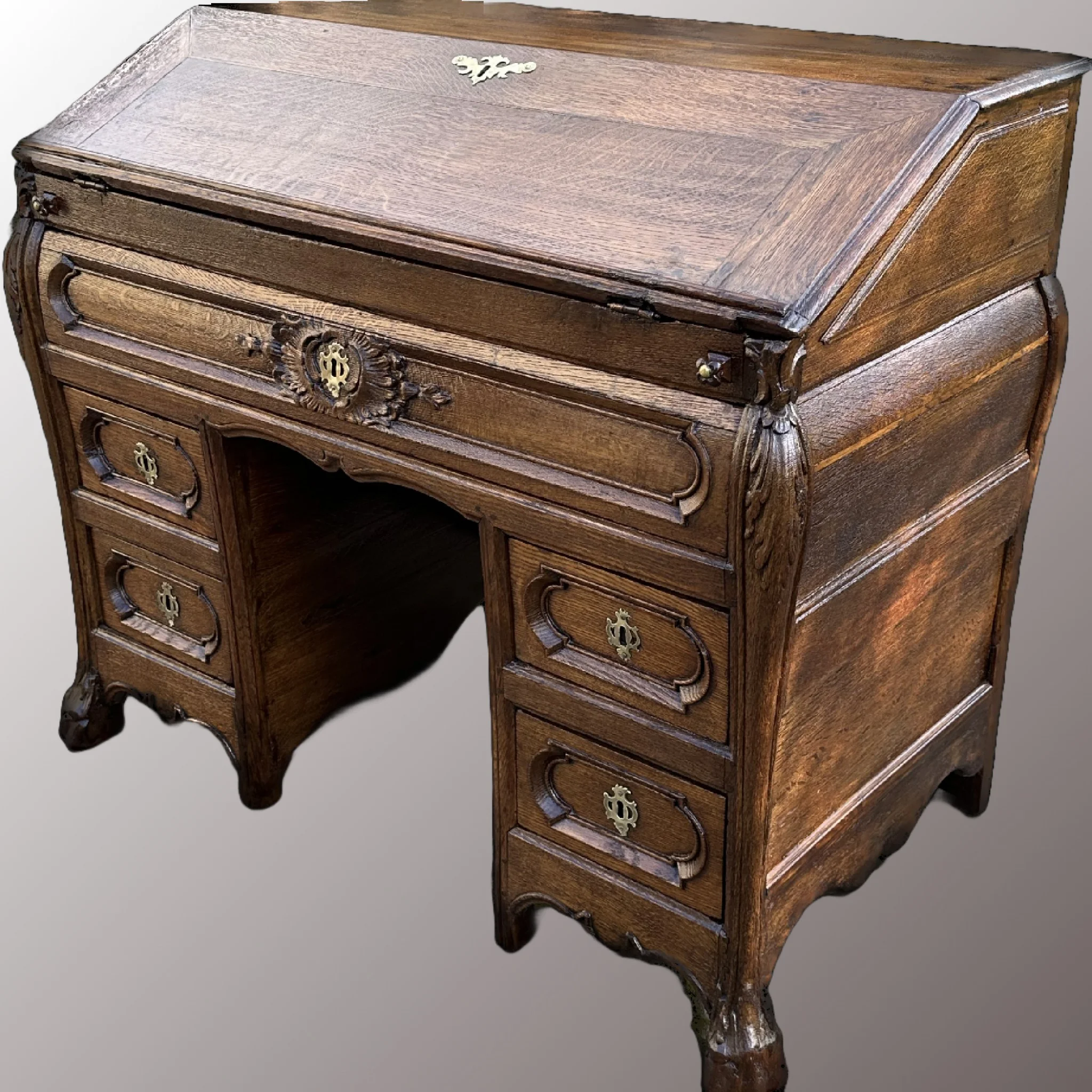 Historizáló szekreter - 2. nézet