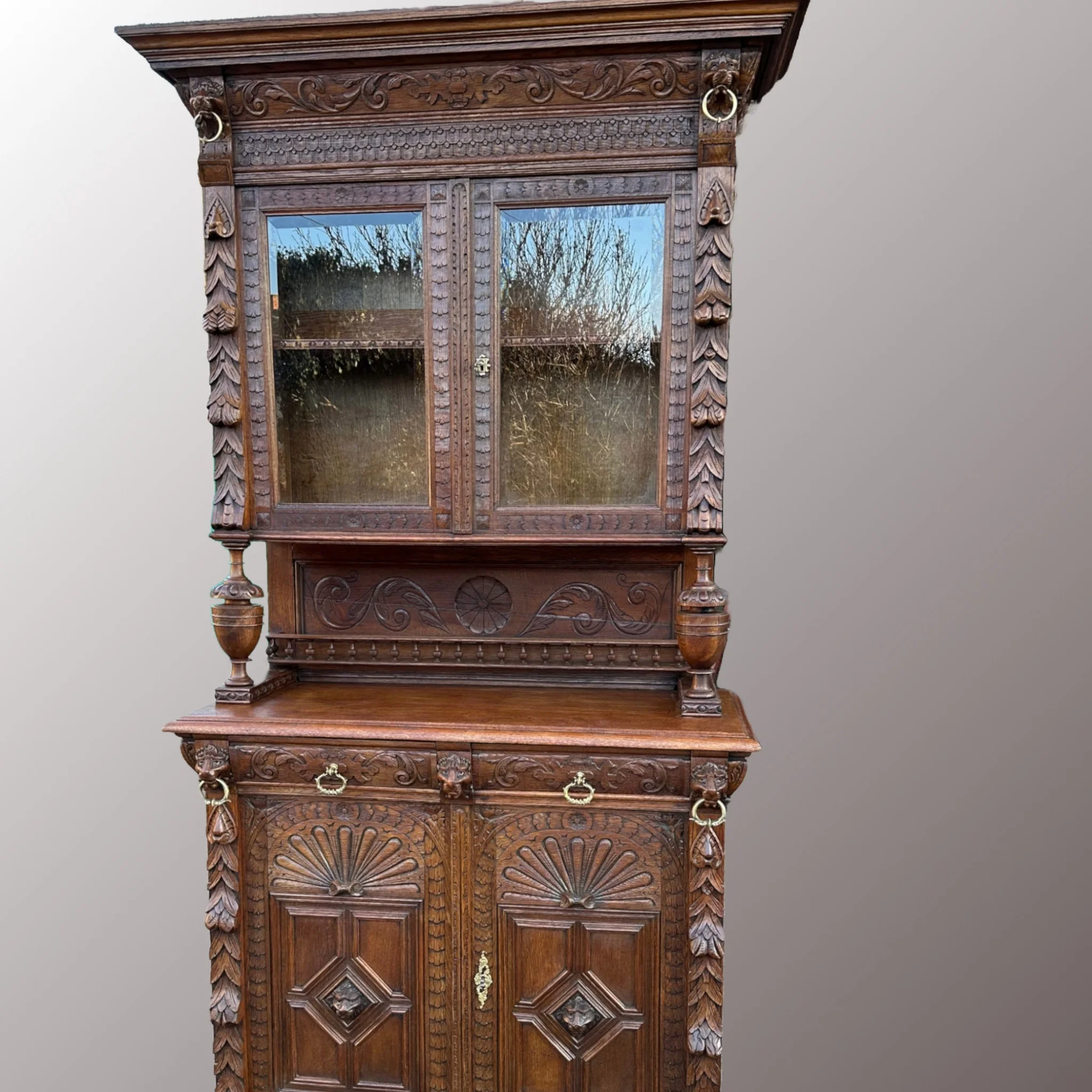 Neoreneszánsz tálalószekrény - 2. nézet