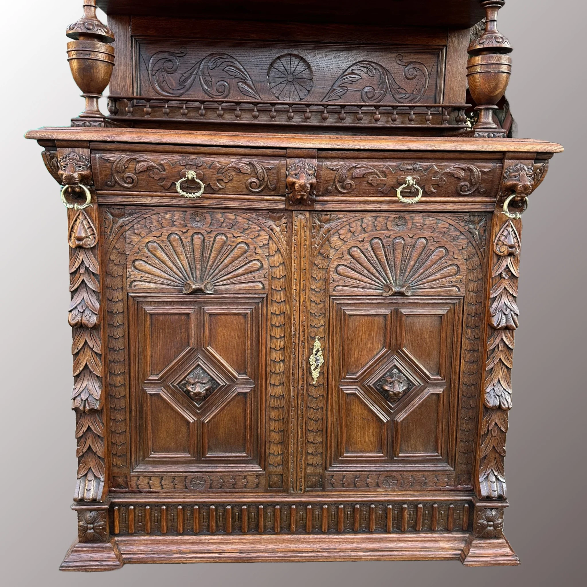 Neoreneszánsz tálalószekrény - 4. nézet