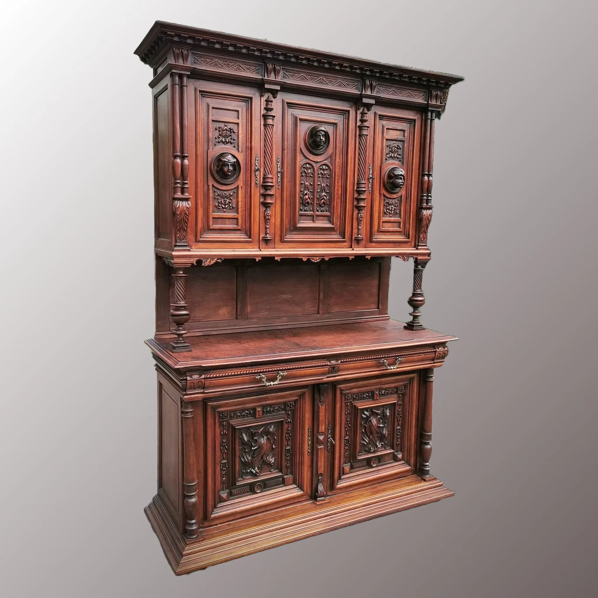 Neoreneszánsz tálalószekrény - 5. nézet