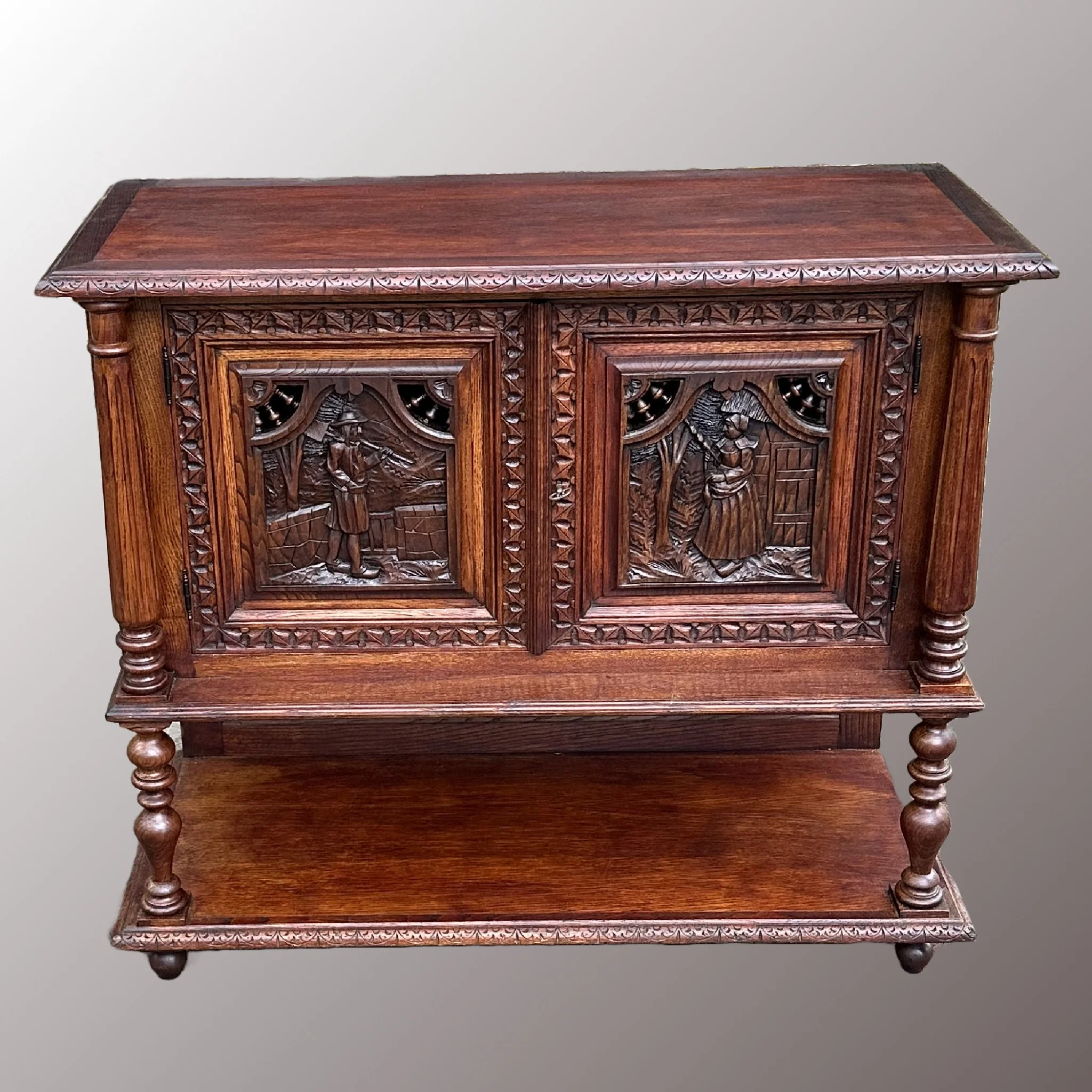 Breton kisszekrény - 2. nézet