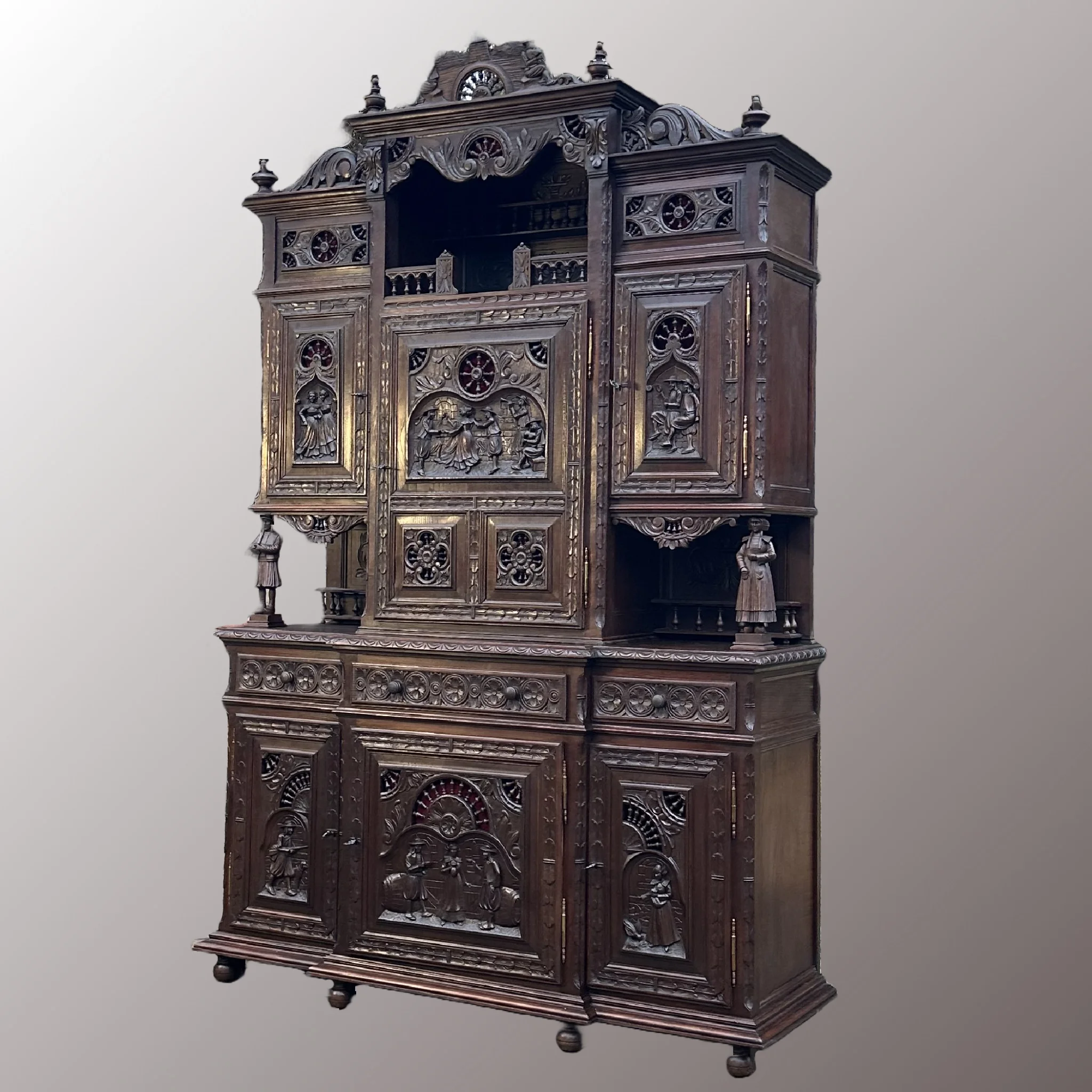 Breton tálalószekrény - 3. nézet