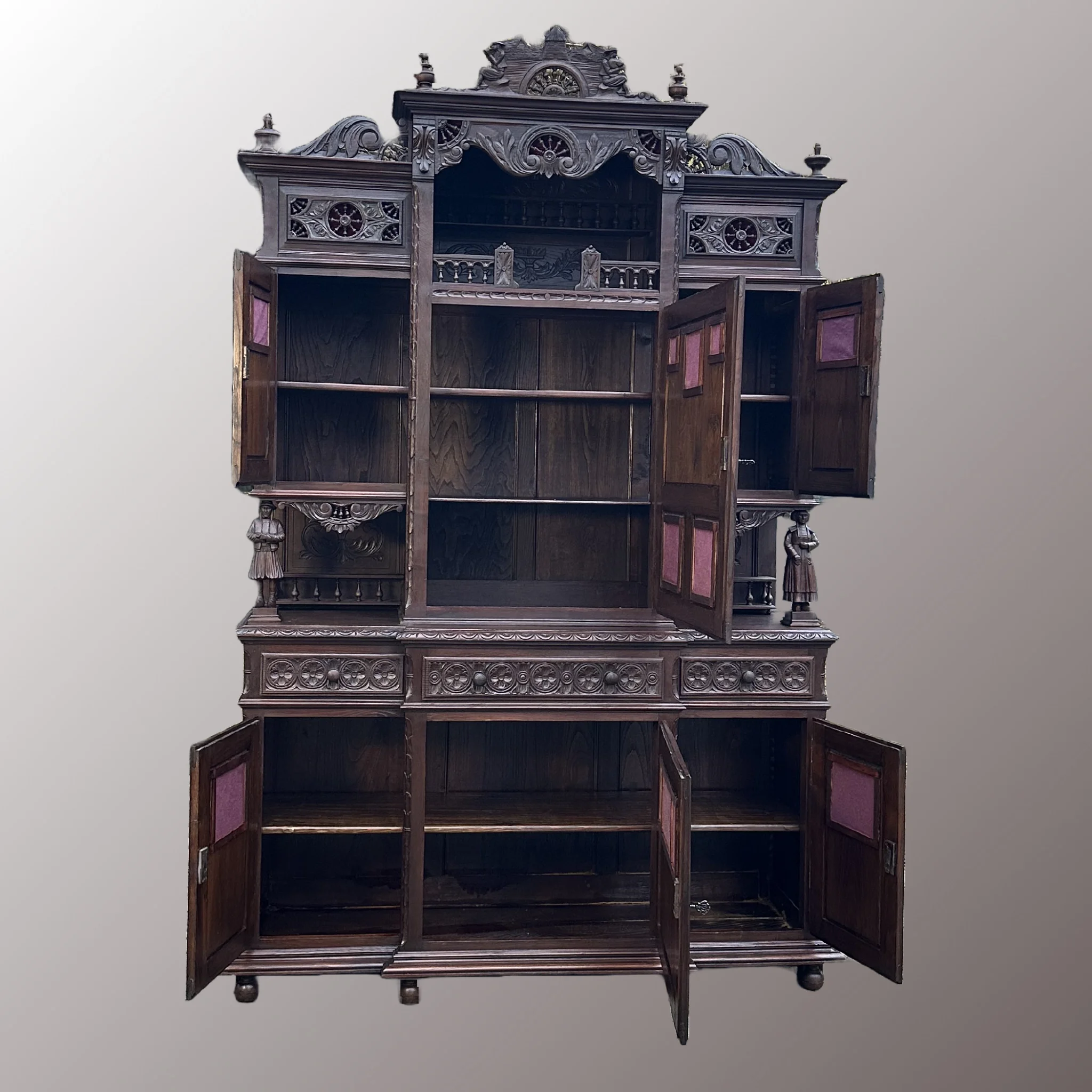 Breton tálalószekrény - 4. nézet