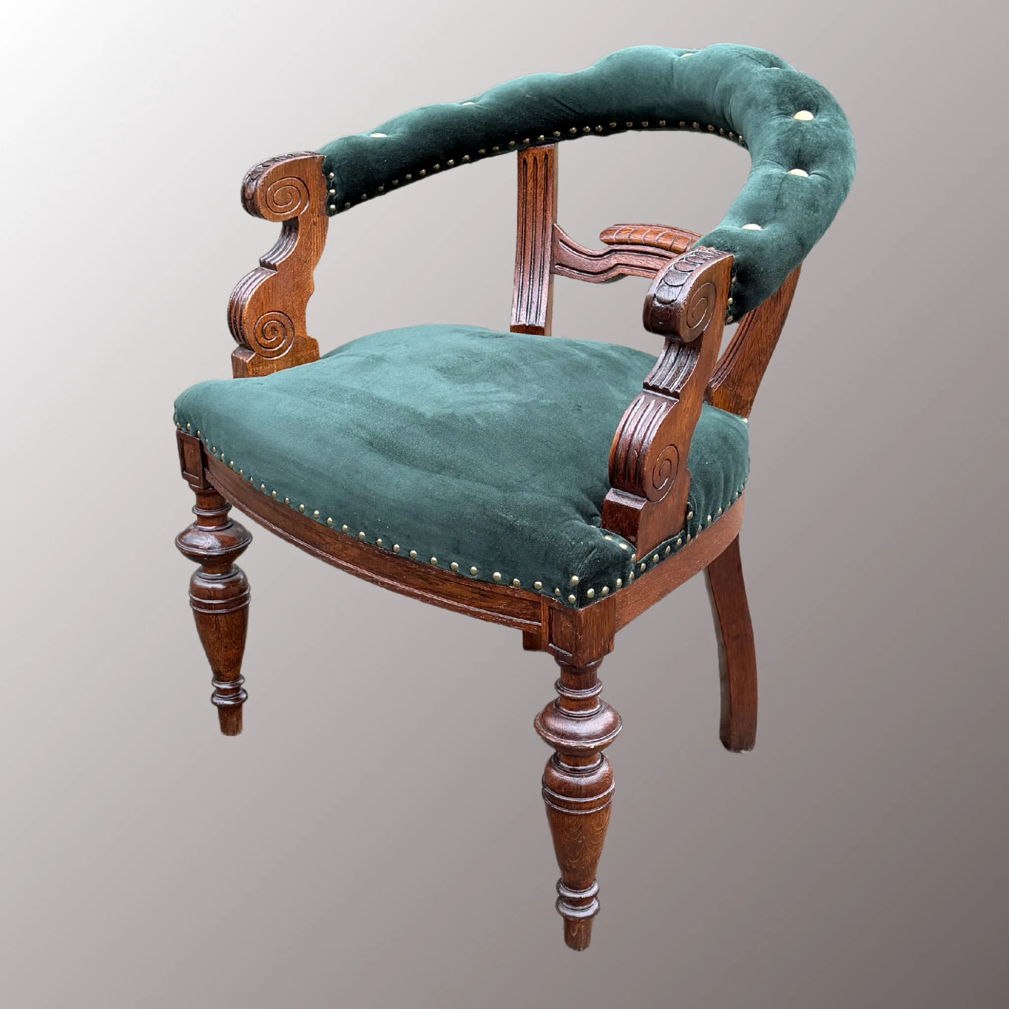 Historizáló íróasztal-szék - 2. nézet