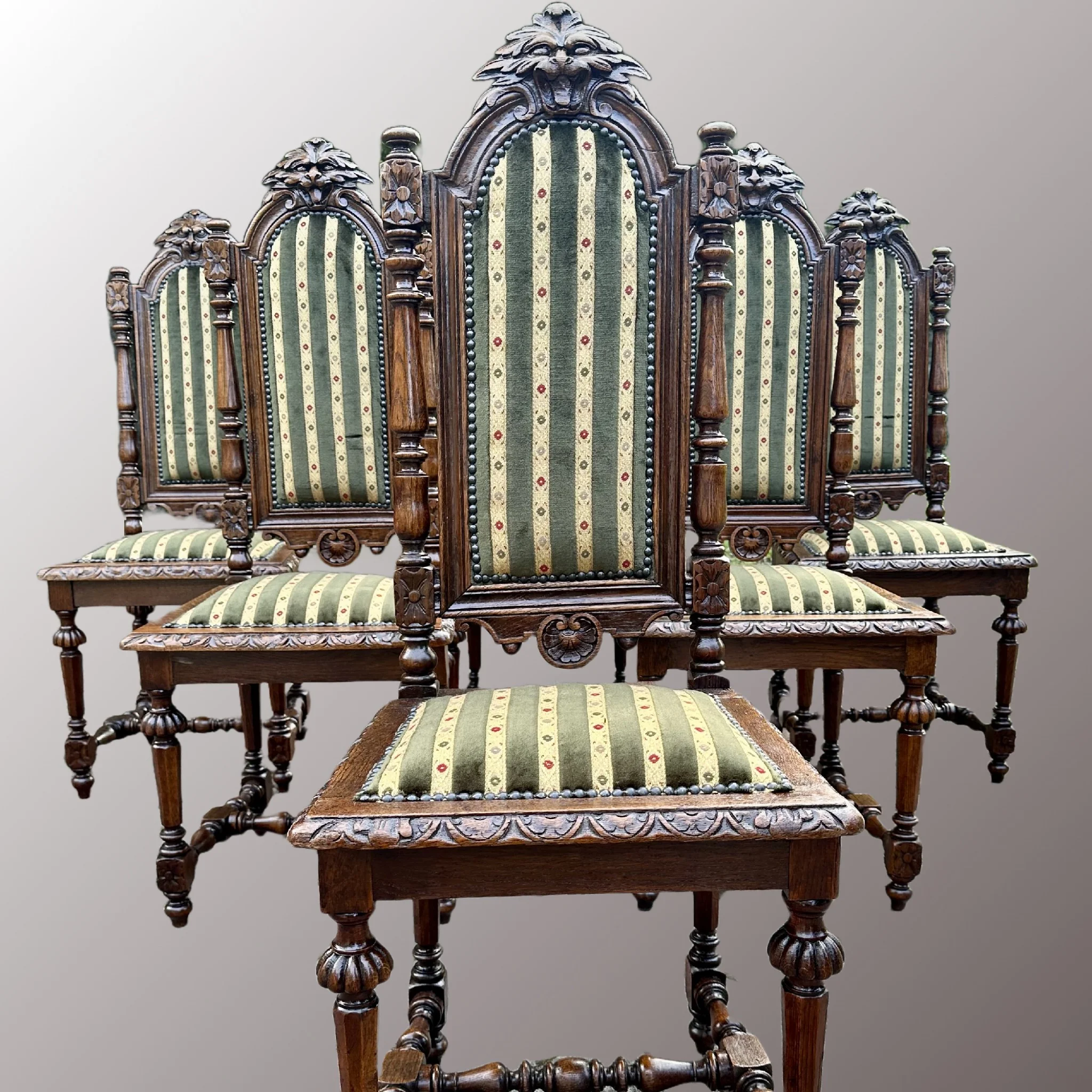 Neoreneszánsz étkezőszékek - 2. nézet