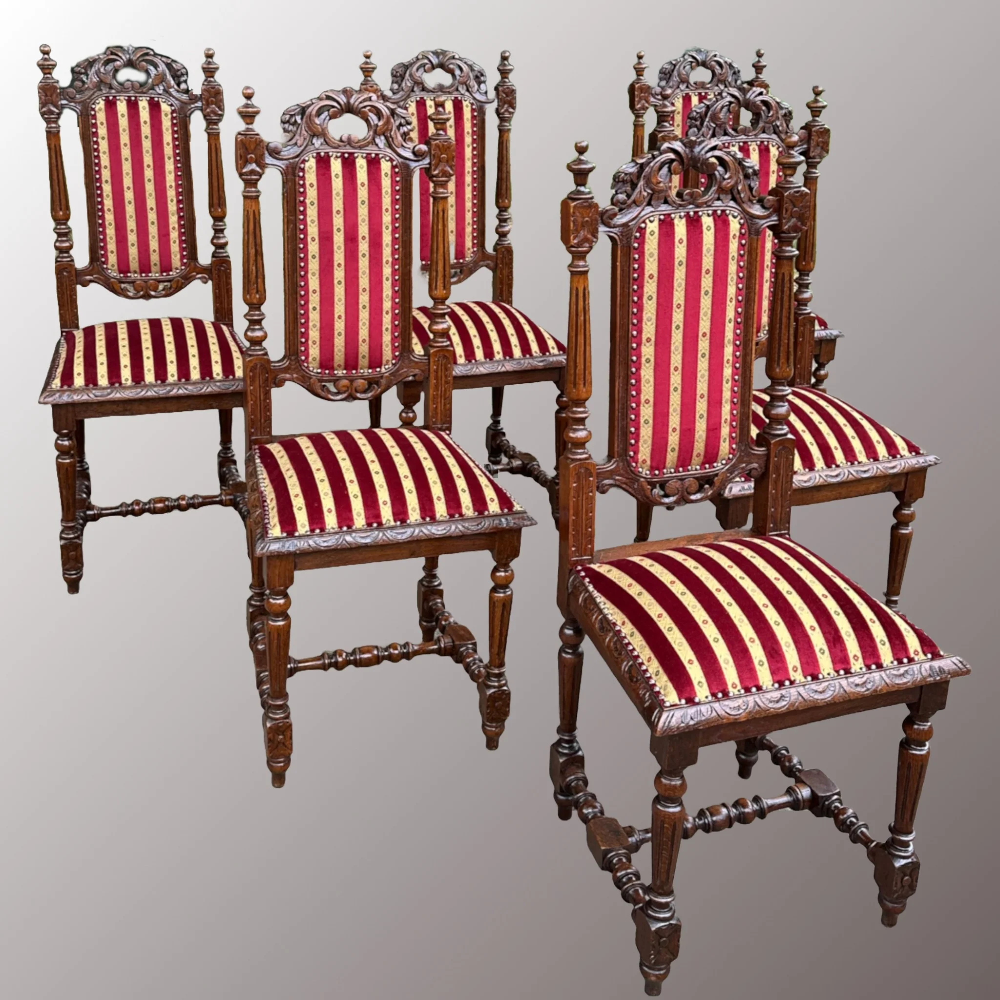 Neobarokk étkezőszékek - 2. nézet