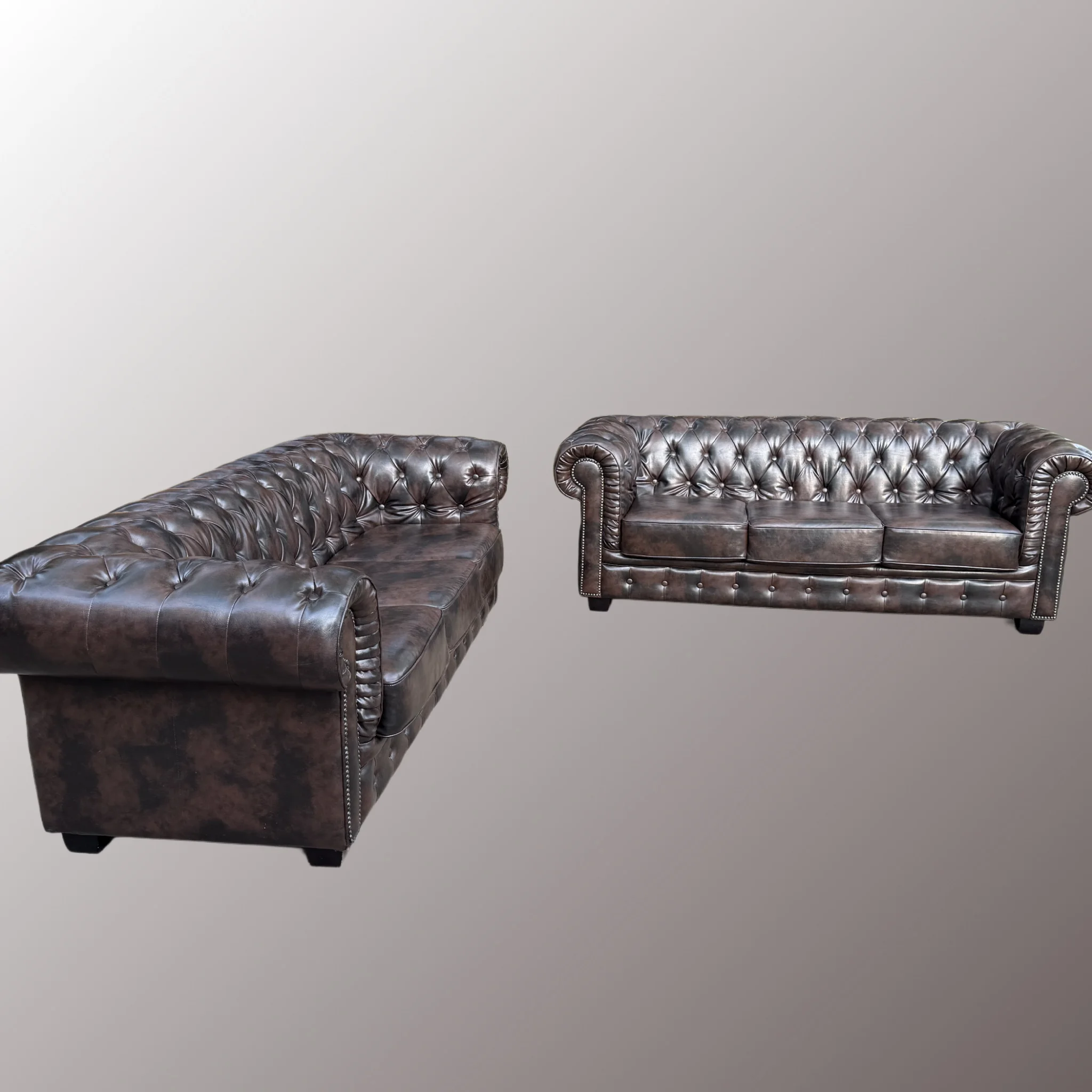 Restaurált Chesterfield kanapé