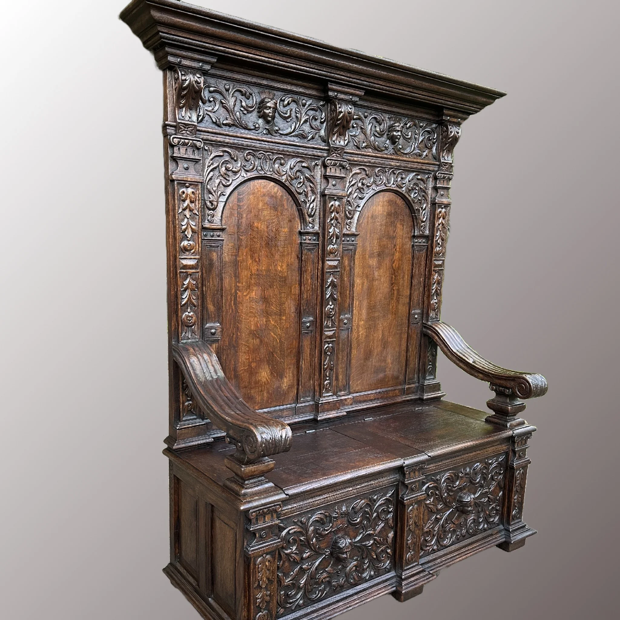 Neoreneszánsz pad - 2. nézet