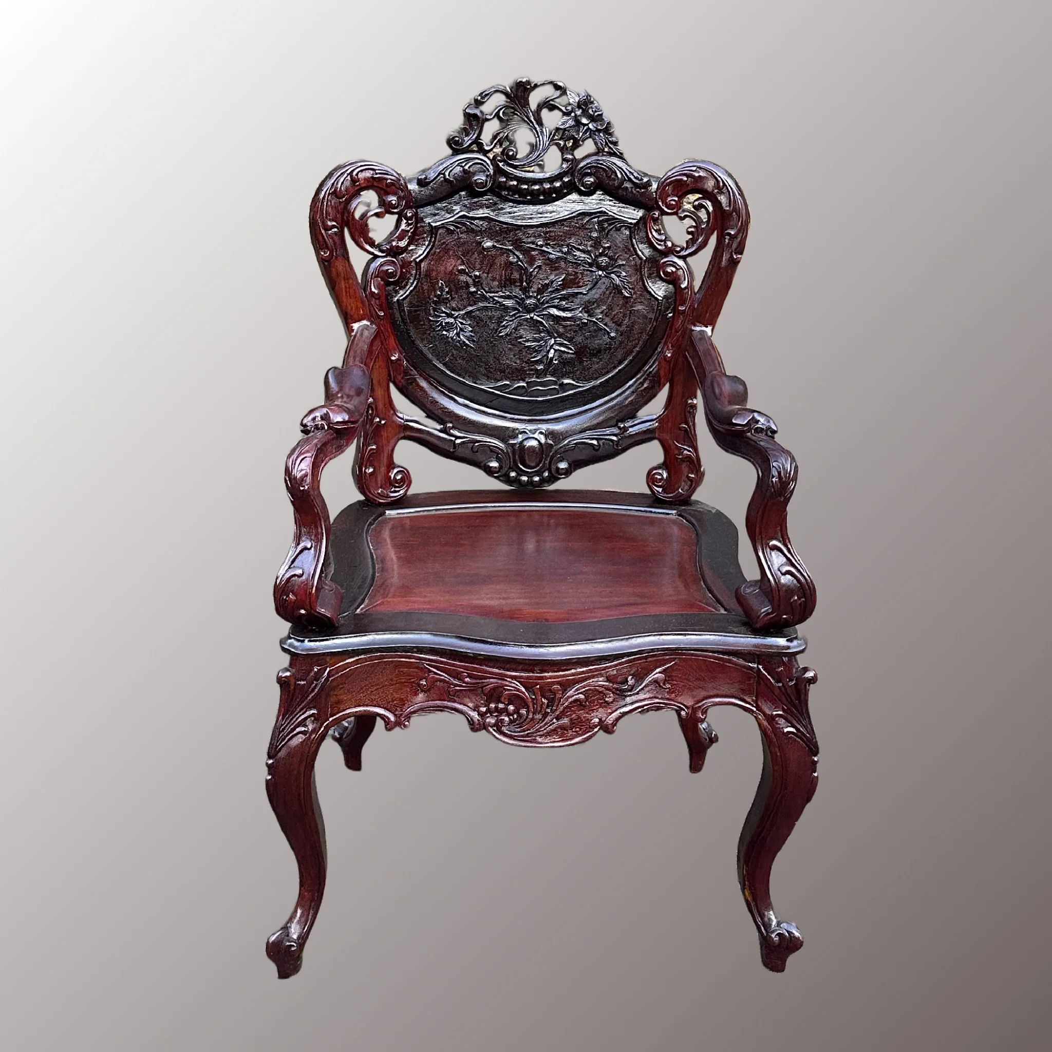 Neorokokó trónszék - 3. nézet